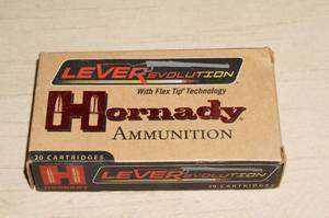 lot 47 image: 20 Hornady LeveRevolution .35 Rem 200 Gr FTX Ammo