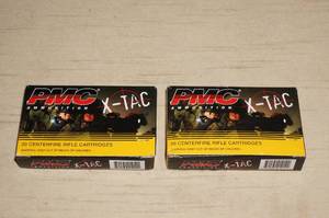 lot 54 image: 40 PMC X-Tac 5.56 NATO 62 Gr Green Tip Ammo