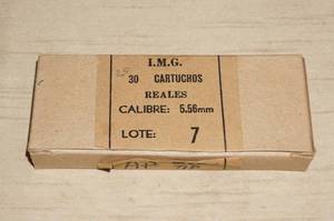 lot 72 image: 25 Rounds of IMG 5.56mm Green Tip Ammo