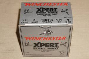 lot 76 image: 25 Winchester Xpert 12 Ga 3 4 Shot Steel Shotshells