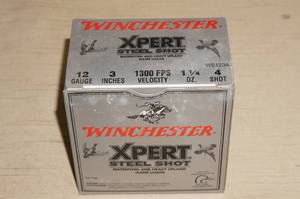 lot 77 image: 25 Winchester Xpert 12 Ga 3 4 Shot Steel Shotshells