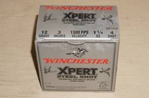lot 78 image: 25 Winchester Xpert 12 Ga 3 4 Shot Steel Shotshells