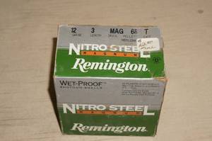 lot 81 image: 25 Remington Nitro Magnum 12 Ga 3 T Shot Steel Shotshells