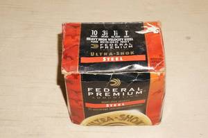 lot 89 image: 20 Federal 10 Ga 3-12 T Shot Steel Shotshells