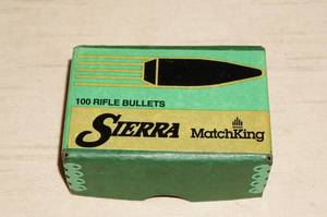 lot 107 image: Sierra 30 Cal .308 Dia 168 Gr HPBT Match 2200 Bullets