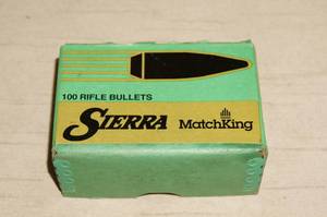 lot 108 image: Sierra 30 Cal .308 Dia 168 Gr HPBT Match 2200 Bullets
