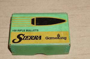 lot 109 image: Sierra 30 Cal .308 Dia 150 Gr FMJ Boat Tail 2115 Bullets