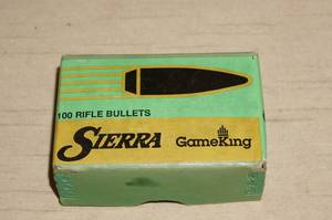 lot 110 image: Sierra 30 Cal .308 Dia 150 Gr FMJ Boat Tail 2115 Bullets