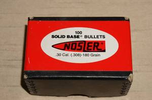 lot 111 image: Nosler 30 Cal 180 Grain Ballistic Tip Boat Tail Bullets
