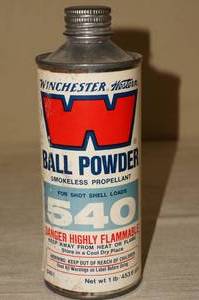 lot 105 image: 1 Lb Winchester Western 540 Ball Powder