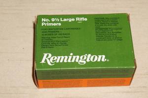 lot 95 image: 1000 Remington No 9-12 Large Rifle Primers