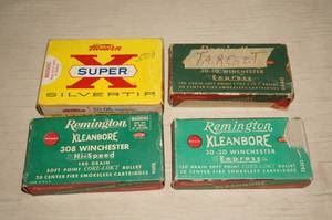 lot 125 image: 4 Vintage Ammo Boxes - Empty
