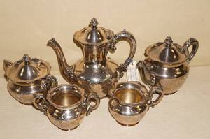lot 49 image: Silver Plated Teapots and Pots