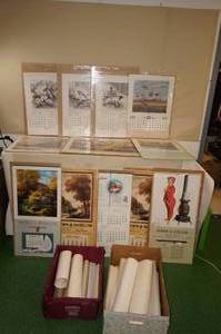 lot 44 image: Vintage Advertising Samples and Railroad Posters