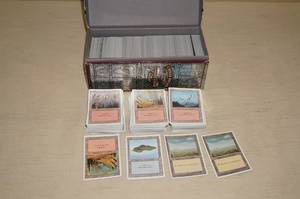 lot 71 image: Magic The Gathering Land Cards