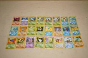 lot 62 image: Red Number and Early Generation Pokemon Cards