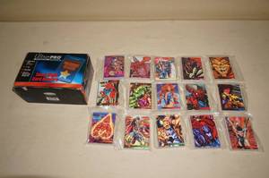 lot 65 image: Marvel Superhero Trading Cards