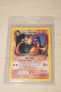 lot 59 image: Dark Charizard 2182 Rare Holo Red Number Pokemon Card