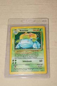 lot 60 image: Venusaur 15102 Rare Holo Red Number Pokemon Card