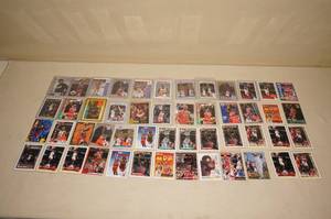 lot 80 image: Michael Jordan Basketball and Baseball Cards