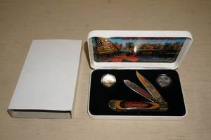 lot 93 image: Minnesota Knife and Quarter Collector Set