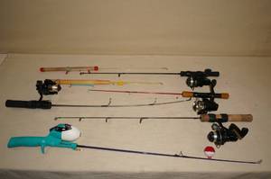 lot 83 image: Ice Fishing Rods
