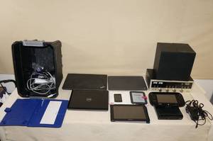 lot 192 image: Electronics - Laptops, Tablet, Wii U, Stereo