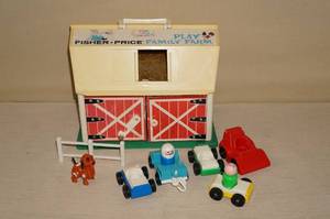 lot 112 image: Vintage Fisher-Price Family Farm