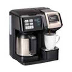 lot 16 image: Hamilton Beach - FlexBrew 10-Cup Coffee Maker and Single Serve Brewer - Black