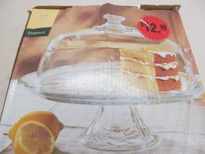 Cake plate and dome