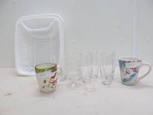 Variety of glassware