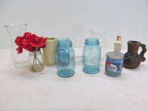 Vases, Jars, candle, etc