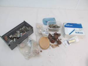 hinges, latches, knobs, etc