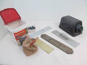 Tools, buttons, door plate