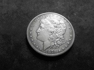 1879 S  Morgan Silver Dollar Reverse Of 1878