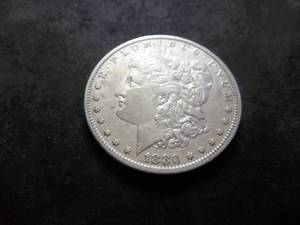 1880 O Morgan Silver Dollar Micro O