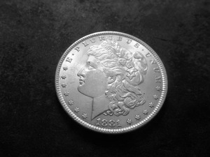 1881 Morgan Silver Dollar