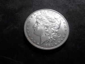 1884 Morgan Silver Dollar
