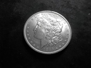 1885 O Morgan Silver Dollar