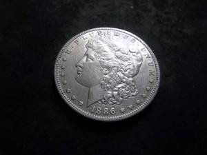 1886 S Morgan Silver Dollar