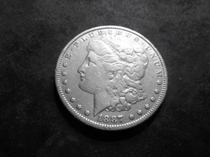 1887  Morgan Silver Dollar