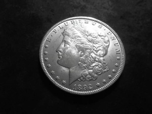 1892 O Morgan Silver Dollar