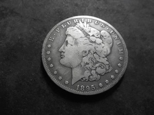 1895 O Morgan Silver Dollar