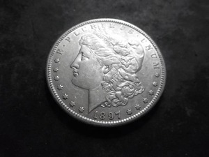 1897 S Morgan Silver Dollar