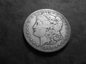 1898 S Morgan Silver Dollar