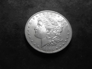 1904 O Morgan Silver Dollar