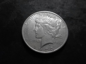 1923 D Peace Silver Dollar