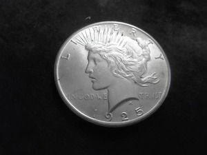 1925 Peace Silver Dollar