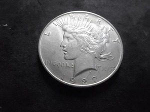 1927 D Silver Peace Dollar