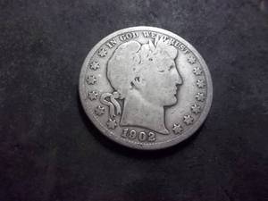 1902 O Barber Half Dollar